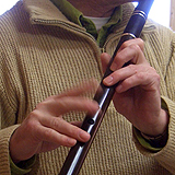 Martin Doyle playing a keyless D flute